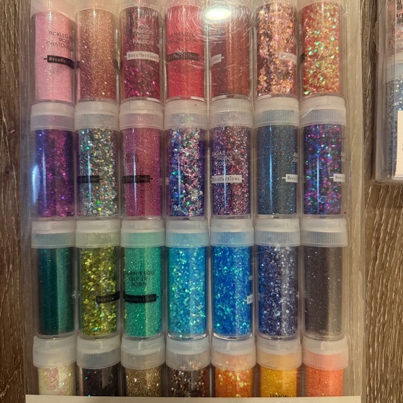 Recollections Glitter Tubes - Assorted Colors Set - Picture 2 of 4